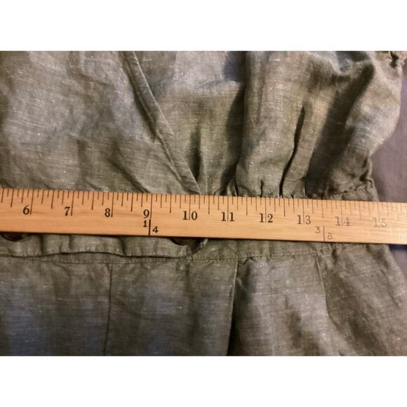 Madewell Linen Button-Waist Wide-Leg Jumpsuit - Picture 8 of 8